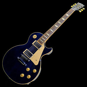Free Shipping Used Gibson Les Paul Traditional 2012 Chicago Blue Electric Guitar