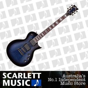 ESP LTD EC-401FM Black Aqua Blue Sunburst Electric Guitar EC-401 *NEW* Save $600