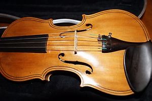 3/4 old German violin E. Reinhold Schmidt Saxony excellent condition sound