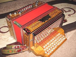 Melodija 4 Row Button Accordion ** MINT **