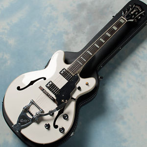 Free Shipping New GUILD Starfire V 5 w/Bigsby (White) Electric Guitar