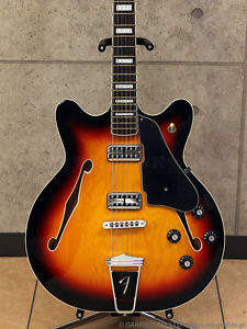 [USED]Fender Coronado Guitar [3-Color Sunburst/R] hollow body Electric guitar