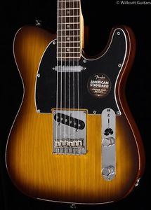 Fender LTD American Standard Telecaster Figured Neck Cognac Burst (377)