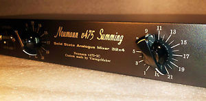 Discrete Analog 32x4 Summing Mixer Neumann v475-2C New design!