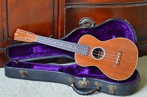 Vintage 1920's Washburn Concert Ukulele model 5350 Lyon & Healy mahogany Geib
