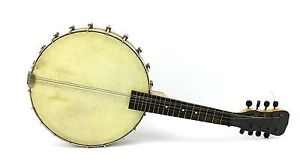 Vintage c1930s Dixie Brand Banjo Mandolin B&J New York & Case