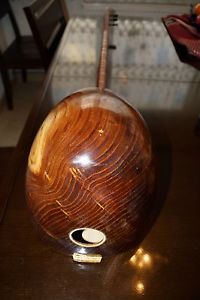 Oyma Dut Baglama / Saz -  38,0  Tekne - Uzun Sap