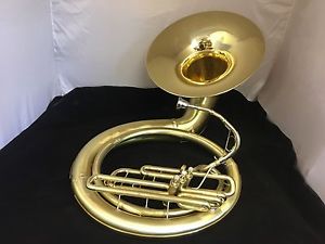 CONN 14K Bb "Naked Lady" Satin Brass Finished Sousaphone. 1955-56