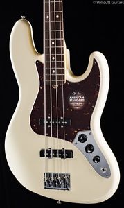 Fender American Standard Jazz Bass® Olympic White, Rosewood (006)