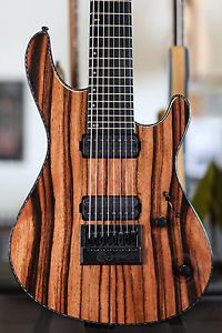 Mayones Regius 8 4Ever 8-String Baritone Scale Electric Guitar Ebony Macassar G