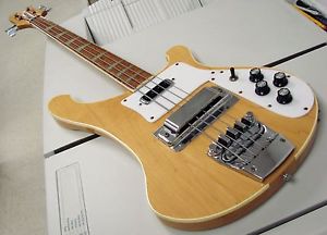 Vintage 1984 Rickenbacker 4003 Bass Guitar Natural MapleGlo Excellent!