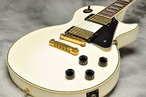 Epiphone Les Paul Custom Alpine White Used Guitar Free Shipping from Japan #g646