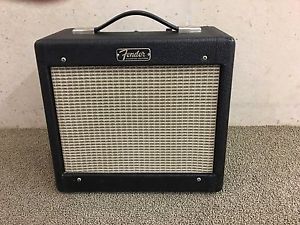 1964 Fender Champ Guitar Amp - RARE BLACK TOLEX - transition tweed amp pre-CBS