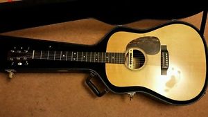 Martin D16GT fitted with LR Baggs M80 pickup and hard case.