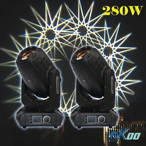 2 units 280W Led Spot Beam Wash Moving Heads Stage Lighting DJ Disco Wed Party