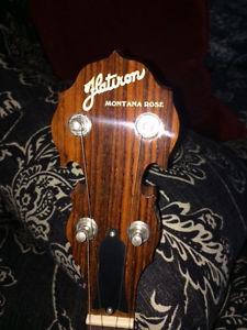 Flatiron 5 String Banjo "Montana Rose" Deluxe