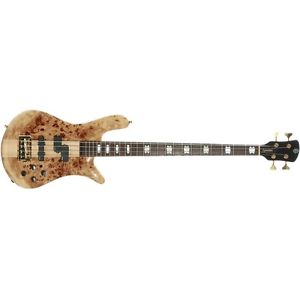 Spector Euro4 LX 4-String Bass Guitar Bartolini PJ Pickups Poplar Burl Gloss