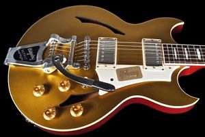 2015 GIBSON JOHNNY A STANDARD CUSTOM SHOP WITH BIGSBY ~ GOLDTOP ~ UNPLAYED!