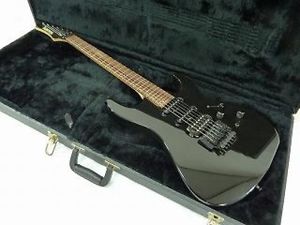 HAMER USA Black w/hard case F/S Guiter Bass From JAPAN Right-Handed #O39