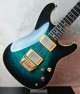 Ibanez RS1010SL Roadstar II Steve Lukather Model 1983 Aqua Blue Burst Vintage