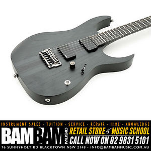 Ibanez Iron Label RGIT20FE Electric Guitar - Transparent Grey Flat