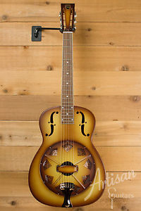 National Triolian 14 Fret Steel Body Guitar Walnut Sunburst