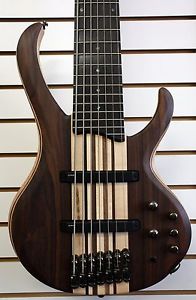 IBANEZ® BTB7-NTF 7-String ELECTRIC BASS GUITAR Natural Flat w/CASE NEW 182