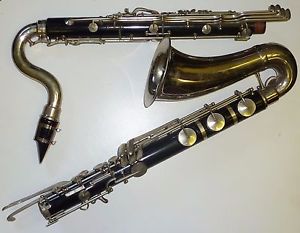 Vintage Kohlert Wooden Bass Clarinet
