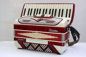 Accordion Marotta Castelfidardo 96 bass Italy 4 sets of reeds  Fisarmonica LMMH