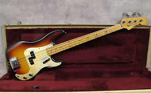 1958 FENDER PRECISION BASS  - SUNBURST - ANDY BAXTER BASS & GUITARS LTD