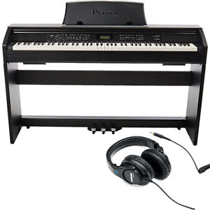 Casio Privia PX-780 88-Key Digital Piano Keyboard + Studio Monitor Headphones