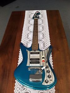 Teisco Del Ray Electric Guitar Model No. ET312 Blue Excellent Condition