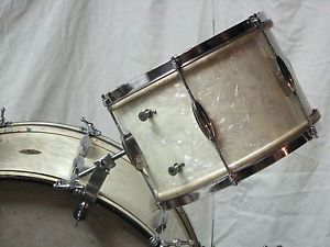 FOUR PIECE Vintage 1930's Slingerland Radio King Drum Set - Snare not included