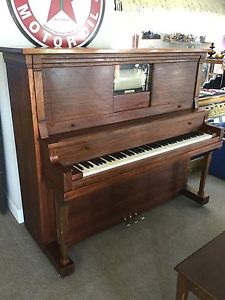1880's Behning Player Upright Piano And Rolls