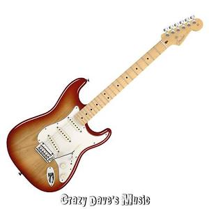 Fender American Standard Stratocaster Sienna Sunburst Guitar w Case Strat