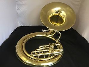 CONN 20K short action Bb Bright Brass Sousaphone 1960-61