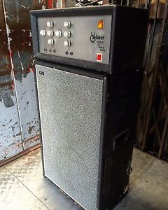 SELMER TREBLE 'N' BASS 50 RSV 50W REVERB VALVE HEAD AND 2X12 VINTAGE SPEAKER CAB