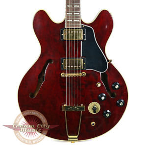 Vintage 1970s Gibson ES-345TD ES-345 ES345 ES 345 TD Electric Guitar Wine Red