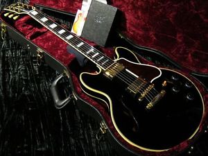 2008 Gibson Custom Shop CS-356 Ebony Figured Top Electric Semi-Hollow Guitar