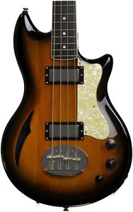 Lakland Skyline Hollowbody 30 Short Scale -Tobacco Sunburst, Rose (Open Box)