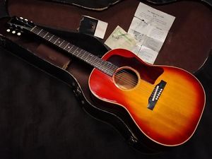 Gibson B-25 Cherry Sunburst w/hard case Free shipping Guiter From JAPAN #X708