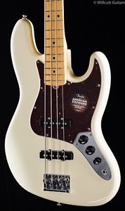Fender American Standard Jazz Bass® Olympic White, Maple (513)