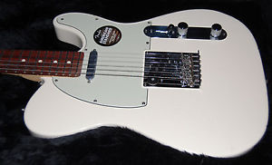Fender American Standard Limited Edition Telecaster Olympic White Matching PegH