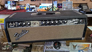 1965 Fender Showman Blackface Vintage Tube Guitar Amplifier - Fully Serviced!