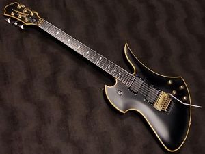 B.C.Rich Mockingbird Pro-X Black F/S Guiter From JAPAN Right-Handed #X939