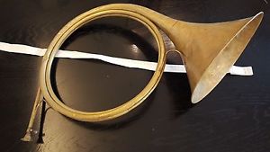 VINTAGE HUGE BRASS BAND MARCHING FRENCH HORN