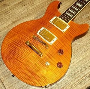 1998 Gibson Les Paul Standard DC Amber AAAA Top