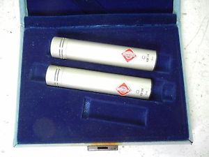 NEUMANN KM184 PARE STUDIO CONDENSER MICS CLOSE CONSECUTIVE SERIAL NO#s LQQK !
