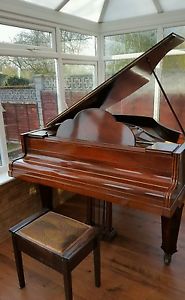 Beautiful Mini Grand Piano John Broadwood & Sons London Mahogany Colour