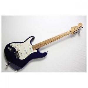 Fender Standard Stratocaster LH Midnight Blue Used Electric Guitar From Japan